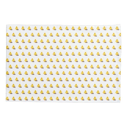 Cute Yellow Duck Kussensloop (Achterkant)