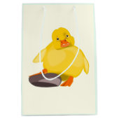 Cute Yellow Duck Medium Cadeauzakje (Voorkant)