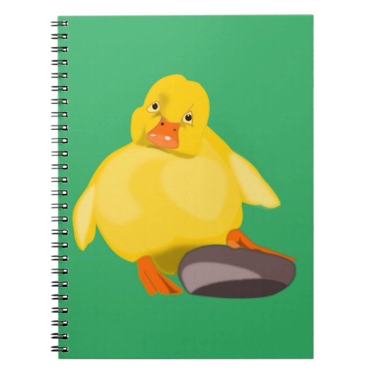 Cute Yellow Duck Notitieboek (Voorkant)