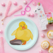 Cute Yellow Duck Papieren Bordje (Feest)