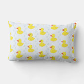 Cute Yellow Duck Pattern Baby Girl Kussen (Achterkant)