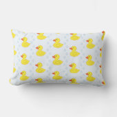 Cute Yellow Duck Pattern Baby Girl Kussen (Voorkant)