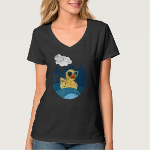 Cute Yellow Duck Rubber Ducky Du T-shirt