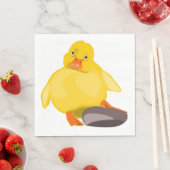 Cute Yellow Duck Servet (Insitu)
