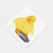 Cute Yellow Duck Servet (Hoek)