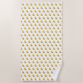 Cute Yellow Duck Strandlaken (Voorkant)