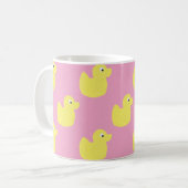 Cute yellow duckies koffiemok (Voorkant links)