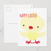 Cute Yellow Ducking | Pasen Feestdagenkaart (Voorkant / Achterkant)