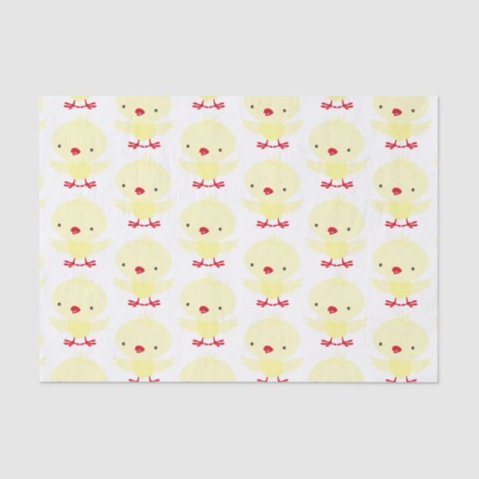 Cute Yellow Ducking | Pasen Tissuepapier (Voorkant)