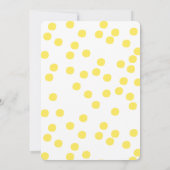 Cute Yellow Ducking | Uitnodiging tot het uitzende (Achterkant)