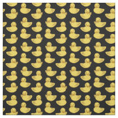 Cute Yellow Ducky Rubber Eucks Stof (Swatch)