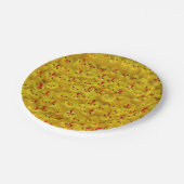 Cute Yellow Easter Chicken Pattern Bord (Gekanteld)