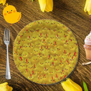 Cute Yellow Easter Chicken Pattern Bord