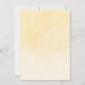 Cute Yellow Elephant-ballonnen Virtual Baby shower Kaart (Achterkant)