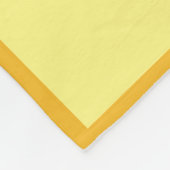 Cute Yellow en Oranje ananas Fleece Deken (Hoek)