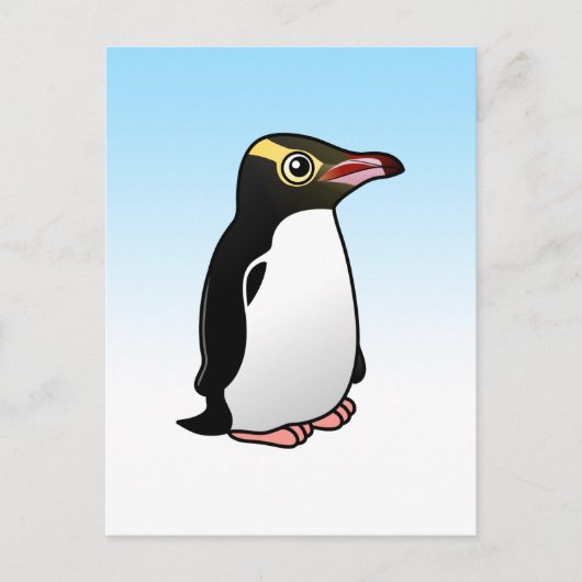 Cute Yellow-eyed Penguin Briefkaart (Voorkant)