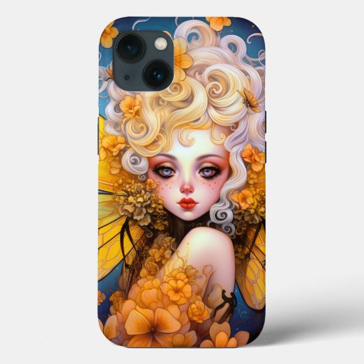 Cute Yellow Fairy Fantasy Art Case-Mate iPhone Case (Achterkant)