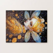 Cute Yellow Fairy Fantasy Art Legpuzzel (Horizontaal)