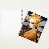 Cute Yellow Fairy Fantasy Art Planner (Display)