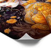 Cute Yellow Fairy Fantasy Art Poster (Hoek)