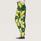 Cute Yellow Flower Pattern Leggings (Links)
