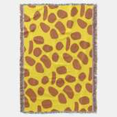 Cute yellow giraffe skin Patroon Deken (Voorkant Verticaal)