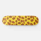 Cute yellow giraffe skin Patroon Persoonlijk Skateboard (Horizontaal)