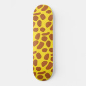 Cute yellow giraffe skin Patroon Persoonlijk Skateboard (Voorkant)