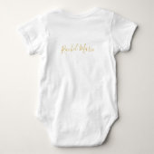 Cute Yellow Je bent mijn Sunshine Baby shower Gift Romper (Achterkant)