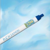 Cute Yellow Kind Blue Pen