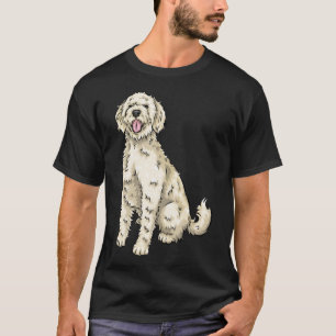 Cute Yellow Labradoodle Cute Dog T-shirt