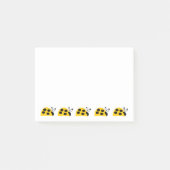 Cute Yellow Ladybug Post-it® Notes (Voorkant)