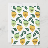 Cute yellow lemon cartoon grappige illustratie