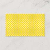 Cute Yellow Llama Diaper Raffle Ticket Baby shower Informatiekaartje (Achterkant)