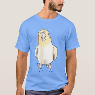 Cute Yellow Lutino Cockatiel T-shirt