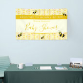 Cute Yellow mammie to bee Baby shower Welcome Spandoek (Beurs)