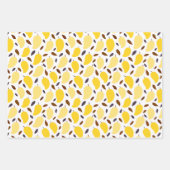 Cute Yellow Mango Pattern Inpakpapier Vel (Voorkant 3)