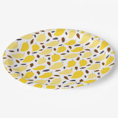 Cute Yellow Mango Pattern Papieren Bordje (Gekanteld)