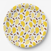 Cute Yellow Mango Pattern Papieren Bordje (Voorkant)