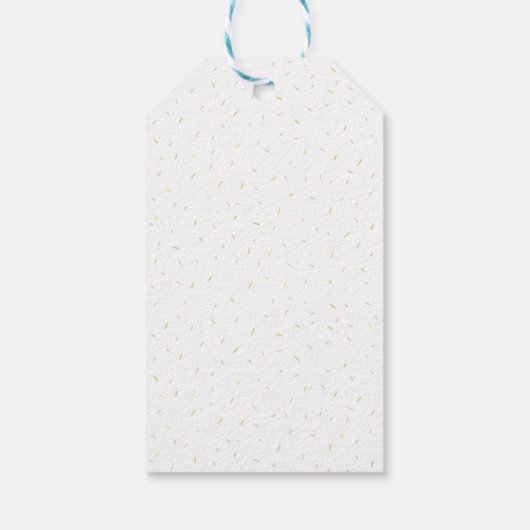  Cute Yellow Monster Cadeaulabel (Achterkant)