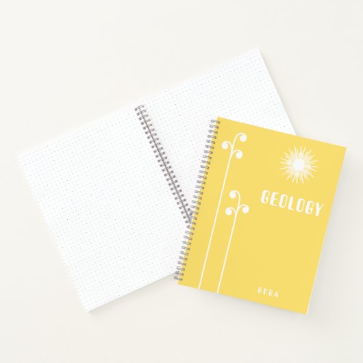 Cute yellow Notebook Notitieboek (Binnen)