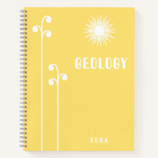 Cute yellow Notebook Notitieboek