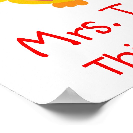 Cute yellow owl klaslokaal poster (Hoek)