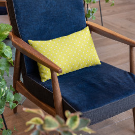 Cute Yellow Polka Dots Pattern Kussen