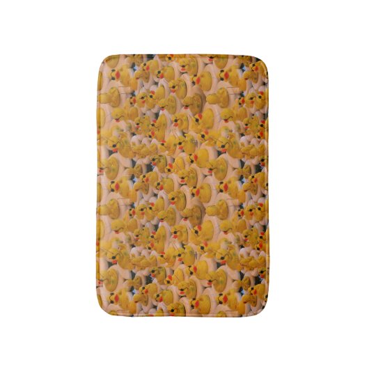 Cute Yellow Rubber Ducks Patroon Badmat (Voorkant Verticaal)