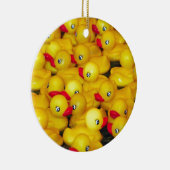 Cute yellow rubberkokers keramisch ornament (Rechts)