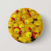 Cute yellow rubberkokers ronde button 5,7 cm (Voorkant)