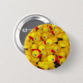 Cute yellow rubberkokers ronde button 5,7 cm (Voorkant /achterkant)
