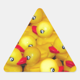 Cute yellow rubberkokers sticker