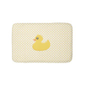 Cute Yellow Rubby Ducky Bath Mat (Voorkant)